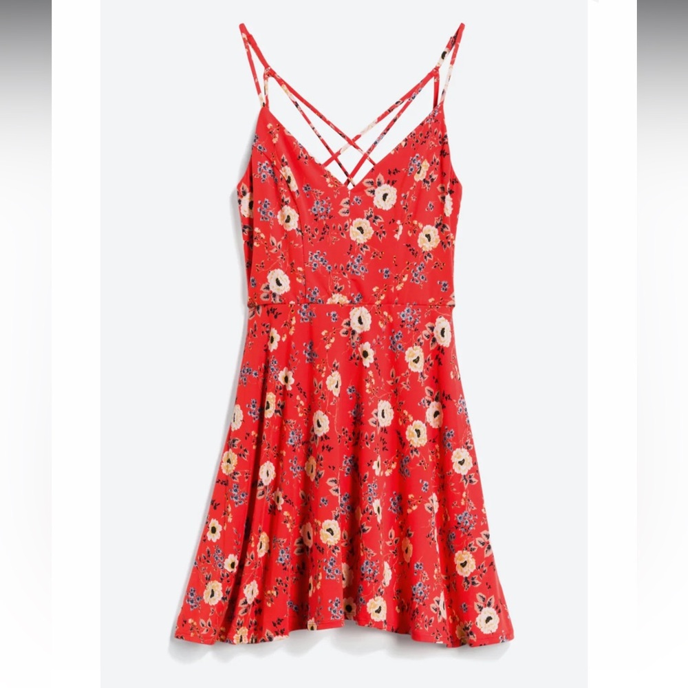 Nine Britton Lizzy Brushed Knit Strappy Mini Dress